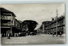 Colombo 1934 Foto AK York Street - Ceylon