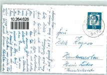 37671 W3470 Lüchtringen Gebrauchsspuren Rückseite mit Abschürfungen und Kleberesten