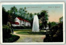 Freienwalde Chociwel 1914 - Partie am Kurpark AK