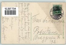 Freienwalde Chociwel 1914 - Partie am Kurpark AK