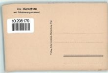 Marienburg Malbork 1917 - Abstimmungsdenkmal AK