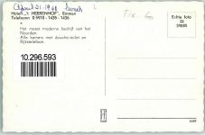 7811 Emmen 1960 - Hotel Heerenhof AK