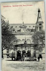 Luxembourg Luxemburg 1912 - Nouveau Cerle Place d`Armes