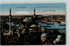 Konstantinopel Istanbul 1916 - Moschee Suleymanie AK