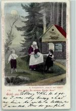 E. Humperdinck VII Serie AK Hänsel und Gretel 1900
