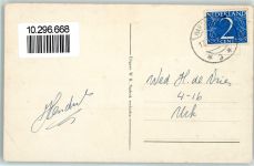 3841 Harderwijk 1955 - Blick vom Schiff auf die Zuiderzeerwerken