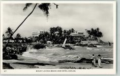 1956 Foto AK Mount Lavinia Beach and Hotel