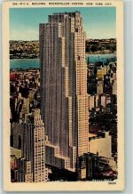 New York City - Building Rockefeller Center AK