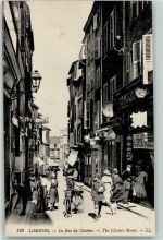 87000 Limoges 1923 - La Rue du Clocher AK