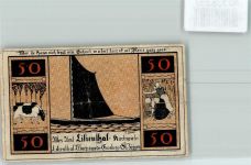 28865 W2804 Lilienthal b Bremen Notgeldschein 50 Pfennig der Sparkasse Kloster Lilienthal