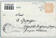 82335 W8137 Leoni , Starnberger See 1903 Gebrauchsspuren