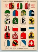 Wappen Kaffee Hag Kaffeewerbung 1940 Gebrauchsspuren
