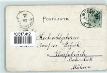 Blüte mit Menschengesicht 1900 Gebrauchsspuren