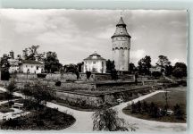 76437 W7550 Rastatt Foto AK Pagodenburg Wasserturm Anlagen