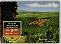 W3420 Herzberg am Harz Zonengrenze im Oberharz AK Grenze
