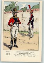 Nr. 12 sign. H. Boisselier Uniform du Empire keine AK Uniform Künstlerkarte