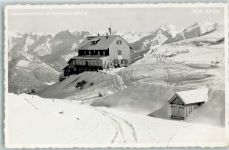 Feuerkogel Foto AK Alpenvereinshaus Winter