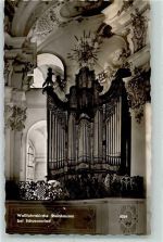 W7955 Steinhausen an der Rottum Wallfahrtskirche Kirchenorgel Kirchenorgel