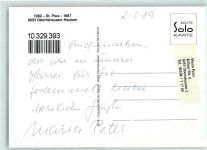63179 W6053 Hausen , Kr Offenbach am Main - St. Pius Altaransicht Taufbecken
