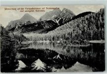 Weissensee - Weissensee an der Fernpaßstraße Sonnenspitze Wamgeten Schrofen