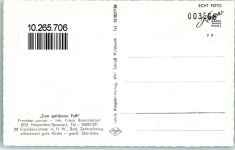 63875 W8751 Hessenthal Gebrauchsspuren Rückseite mit Abschürfungen und Kleberesten