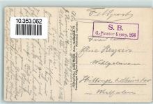 55100 Verdun - Sawony Toter Mann Feldpost WK I