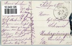 73252 W7311 Gutenberg , Württ 1914 Gebrauchsspuren