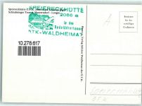Speiereckhütte - Schladminger Tauern Hüttenstempel