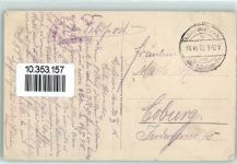 49000 Angers 1916 - Feldpost WK I Kirche St. Maurice Brandtrümmer