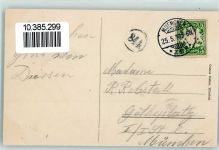 86911 W8918 Dießen a. Ammersee 1910 Karte beschädigt Ruderboot