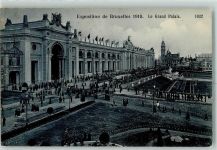 Brüssel Bruxelles Ausstellungen 1910 - Ausstellung 1910 Grand Palais
