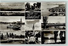 78315 W7760 Radolfzell am Bodensee - Schwimmbad Bodensee Stadtgarten Dampfer