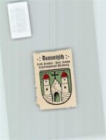 04880 O7294 Dommitzsch - Vignette Wappen Kaffee Hag 1920-1940