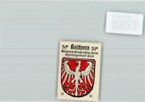 Koschmin Kozmin Wielkopolski - Vignette Wappen Kaffee Hag ca 1920-1940