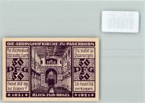 33098 W4790 Paderborn - Notgeld Kirchenorgel