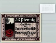 29468 W3134 Bergen Dumme - Notgeld Ritter Bernhard v. Bergen
