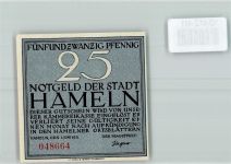 31785 W3250 Hameln - Notgeld Der Siebenlinge Denkstein