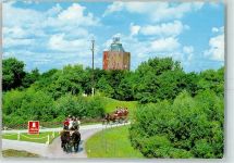 27499 W2000 Neuwerk Insel - Leuchtturm Wattwagen