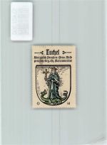 Tuchel Tuchola - Vignette Wappen Kaffee Hag 1920-1940