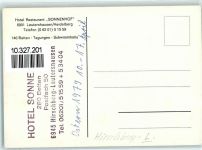69493 W6945 Leutershausen an der Bergstraße - Gasthaus Sonnenhof