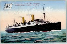 Nordd. Lloyd AK Dampfer Columbus 1926