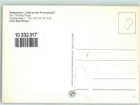 31707 W3064 Bad Eilsen - Gasthaus Cafe an der Promenade