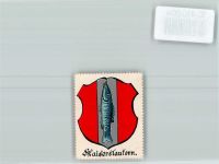 67655 W6750 Kaiserslautern - Vignette Wappen Kaffee Hag ca 1920-1940
