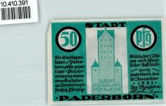 33098 W4790 Paderborn - Notgeld Bischof Meinwerk