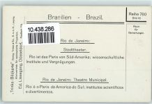 Rio de Janeiro - Stadttheater Trinks Bildkarte Reihe 780 Bild 10