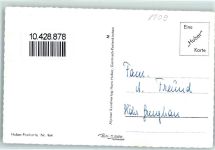 82432 W8109 Wallgau - Gasthaus Post gegen Wettersteingebirge
