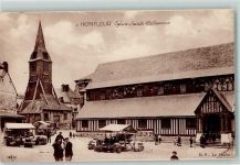 14600 Honfleur - Kirche Marktszene