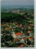85435 W8058 Erding - Fliegeraufnahme Kath. Pfarrkirche Mariä Verkündigng