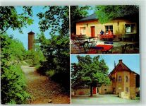 07743 O6900 Jena - Fuchsturm Gasthaus Kirchberg Klause Eingang Fuchsturmhaus