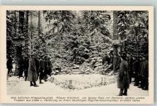 Mitau Jelgava Winter Kriegerdenkmal Mitauer kronforst WK I